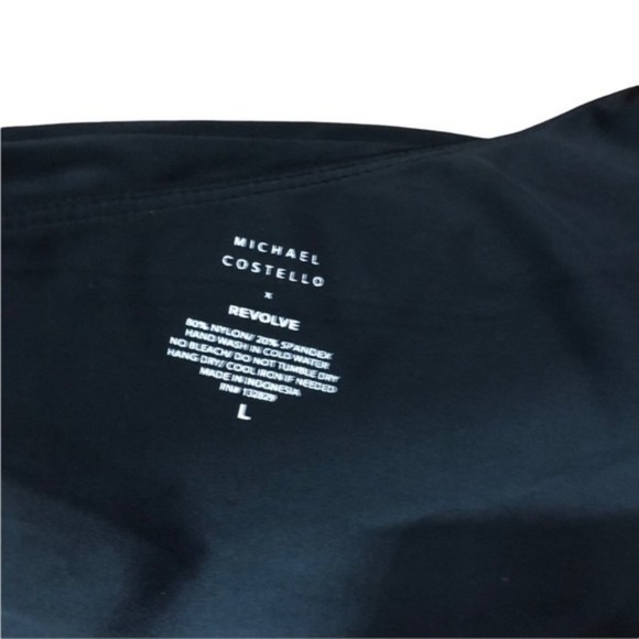 Michael Costello x Revolve Melani Swim Top Black Large - Picture 8 of 9